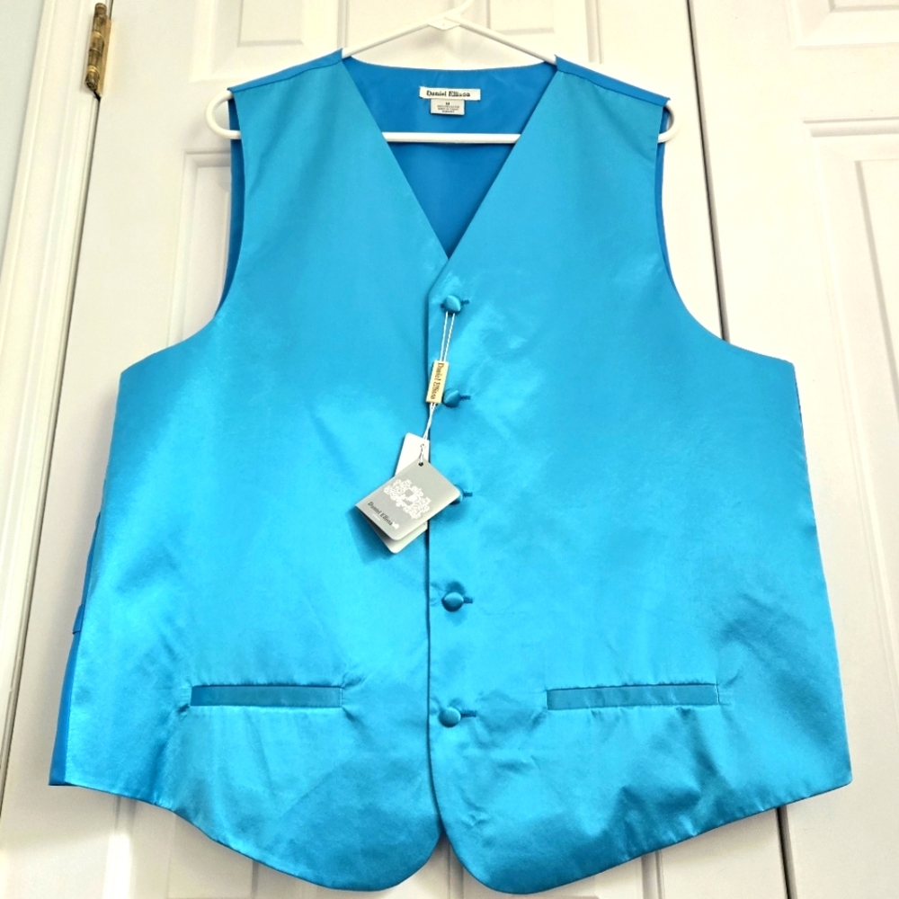Daniel Ellissa Turquoise Vest - Mens Size M